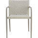 Casella Greige / Cream Outdoor Stackable Dining Armchair, Set Of 2